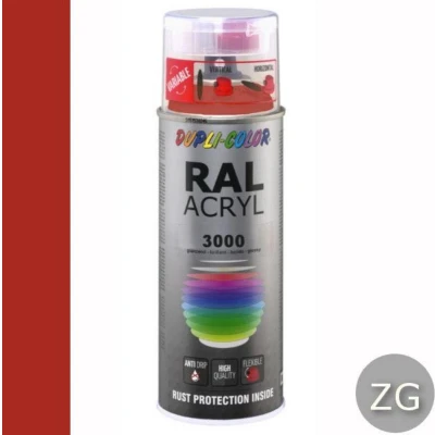 Afbeelding van dupli color ral acryl zijdeglans 3000 vuurrood 880353 400 ml