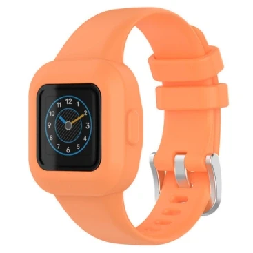 Afbeelding van Siliconen one color bandje Oranje Garmin Vivofit Junior 3
