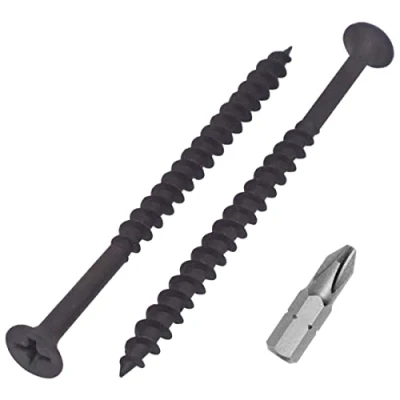 Afbeelding van SKIR&#039;CO (150 stuks) Zwart fosfaat afwerking 4,2 x 70 mm gipsplaatschroeven, houtschroeven, kruiskop, gipsplaatschroeven