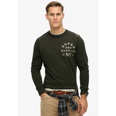 Afbeelding van Superdry Surplus sweatshirt met ronde hals en print Heren Truien