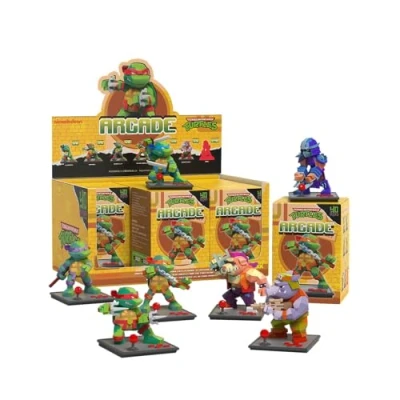 Afbeelding van Mighty Jaxx Arcade: Teenage Mutant Ninja Turtles Verzegeld dienblad van 6 Bevat geen duplicaten Blind Box Collectible Figurines