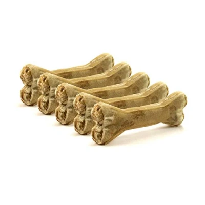 Afbeelding van DOGBOSS kauwbot van 100% natuurlijke ingrediënten in verschillende formaten en smaken (set 5 stuks met kip, 12 cm)