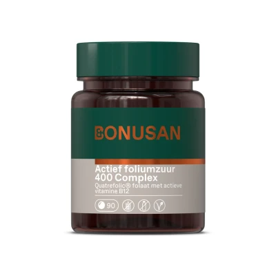 Afbeelding van Bonusan Foliumzuur Actief 400 mcg Plus Tabletten