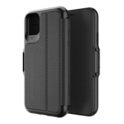 Afbeelding van Apple iPhone 11 Pro Hoesje Kunstleder Gear4 Bookcase Zwart Telefoonhoesje Shockproof/Valbescherming