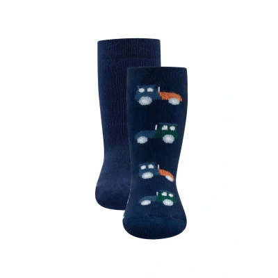 Afbeelding van Ewers Stopper Trecker 2 PACK Sokken voor kinderen, Maat: 19 20, Navy