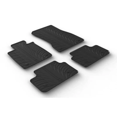 Afbeelding van Rubbermatten compatibel met BMW 5 Serie G60 Sedan 2023 excl. i5 (T profiel 4 delig + montageclips)