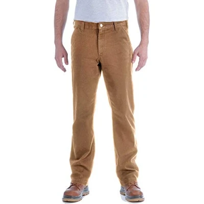 Afbeelding van Werkbroek Carhartt Men Stretch Duck Dungaree Brown W31/L32
