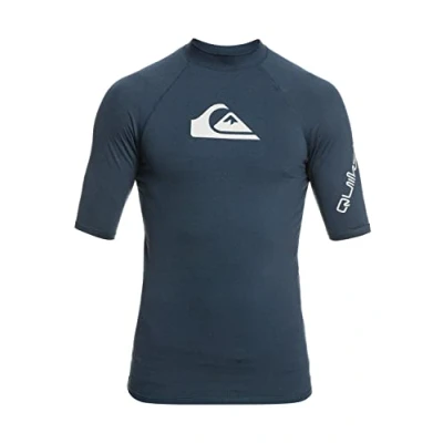 Afbeelding van Quiksilver ALL TIME Surfshirt, Heren, Maat: Small, Navy blazer heather