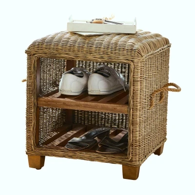 Afbeelding van LOBERON Hocker Merveillette bruin