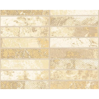 Afbeelding van NATUURSTEEN TEGEL BEHANG beige creme met glitters AS Creation Il Decoro