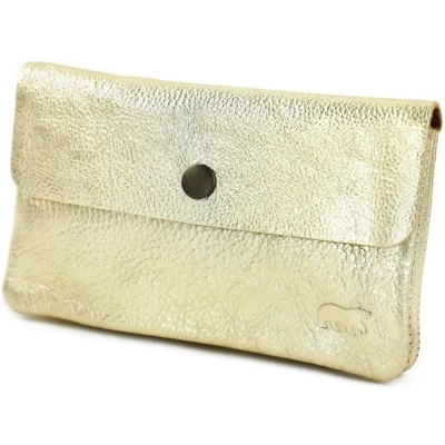 Afbeelding van Bear Design Ivy Leren Portemonnee Champagne