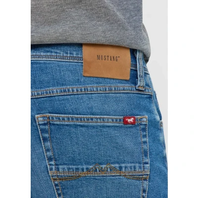 Afbeelding van Mustang Style Washington Jeans Tapered Fit, Heren, Maat: 34x30, Blau
