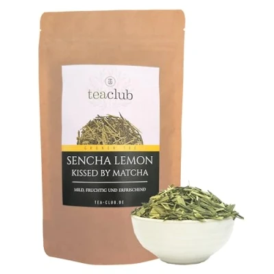 Afbeelding van Sencha Lemon Groene thee los 100g, Japanse met matcha en citroengras los, losse Japan, TheeClub