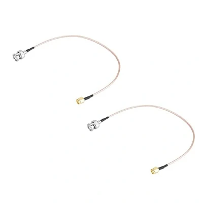Afbeelding van Akozon SMA naar BNC coaxkabel 2 stuks 5030 cmantenne verlengadapter