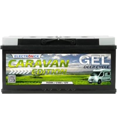 Afbeelding van Electronicx caravan Extreme Edition gel Zonneaccu, 12 V, 140 Ah, accu voor
