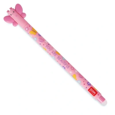 Afbeelding van LEGAMI ERASABLE PEN VLINDER MET ROZE INKT