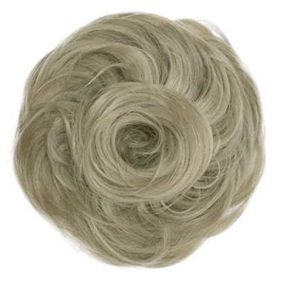 Afbeelding van CAISHA Haarstukje Haarwokkel Bruids Kapsel Opgestoken Volumineus Licht Golvend Knoet Lichtblond G11B