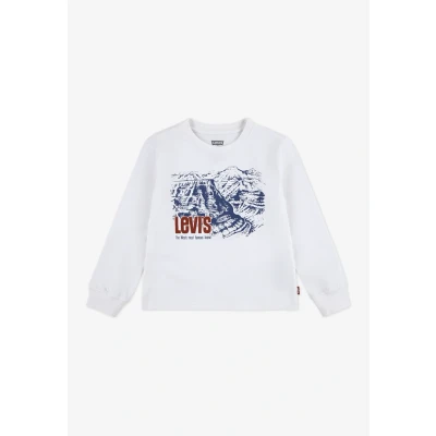 Afbeelding van Levi&#039;s Canyon TEE Longsleeve voor kinderen, Maat: 152, Egret