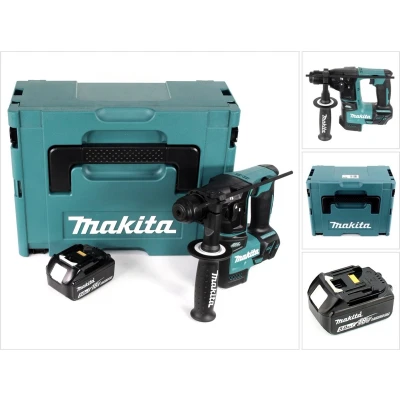 Afbeelding van Makita DHR 171 T1J Accuboormachine Brushless SDS Plus + 1x accu 5,0Ah Makpac zonder lader