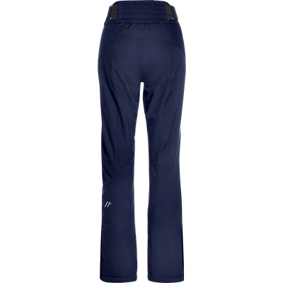 Afbeelding van Maier Sports Allissia Slim, nauwsluitende skibroek voor dames, waterdichte sneeuwbroek, stretchmateriaal en verstelbare tailleband, PFC vrij, mTHERM wattering &amp; mTEX weerbescherming, blauw, maat 40