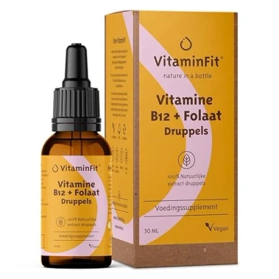 Afbeelding van Vitamine B12 + Folaat (foliumzuur) in druppelvorm