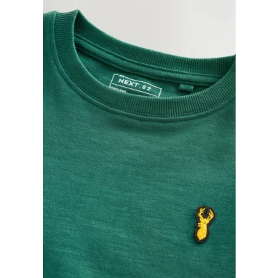 Afbeelding van Next Regular FIT COSY STAG Longsleeve voor kinderen, Maat: 152, Forest green