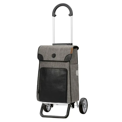 Afbeelding van Andersen Shopper Trolley &#039;Scala&#039; grijs / zwart