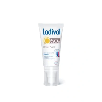 Afbeelding van Ladival Urban Fluid SPF 50 Matterende zonnecrème voor het gezicht met ultra lichte textuur geschikt dagelijks gebruik 1 x ml