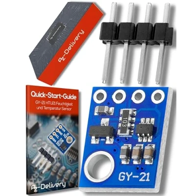 Afbeelding van AZDelivery GY 21 HTU21 Vochtigheids en Temperatuursensor compatibel met Arduino