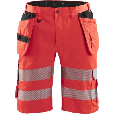 Afbeelding van Blaklader Short met stretch High Vis 1586 1811 Rood C52