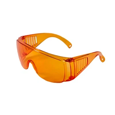 Afbeelding van UVtech SLEEP 1 100% blauwlichtfilter en groen lichtfilter, oranje bril, computerbril, pc gaming, blauwlichtfilter, UV blauw licht blokkerende glazen, anti dames heren, oranje, Eén Maat