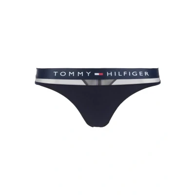 Afbeelding van Tommy Hilfiger Sheer FLEX Thong String, Dames, Maat: XS, Navy blazer