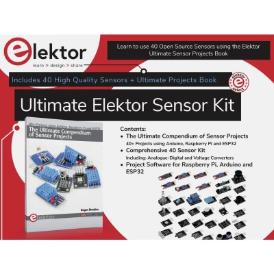 Afbeelding van Elektor SEN Elektorkit Sensorkit Geschikt voor serie: Raspberry Pi, Arduino 1 stuk(s)