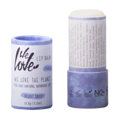 Afbeelding van We Love The Planet Lipbalm Velvet Daily Sensitive 4.9GR
