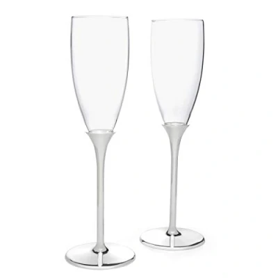 Afbeelding van Zilverstad Champagneglazen Smooth set van 2 stuks