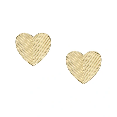 Afbeelding van Fossil Harlow Earrings Oorbellen goldcoloured, Dames, Maat: One Size, Gold coloured
