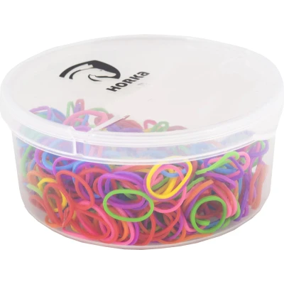 Afbeelding van Horka multicolor manenelastiekjes 500stuks