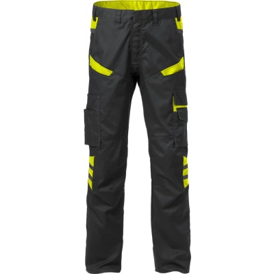 Afbeelding van Fristads Broek 2552 Stfp ZWART/HI VIS GEEL D120