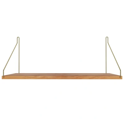 Afbeelding van Frama Shelf wandplank 60x27 naturelmessing