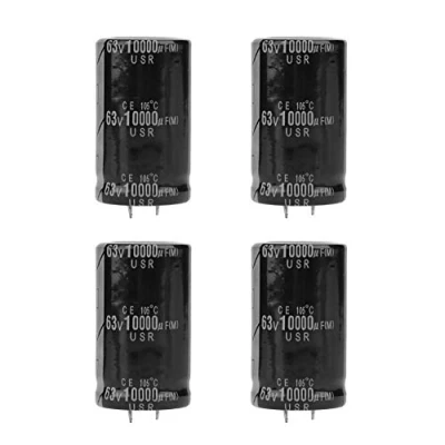 Afbeelding van Audiocondensator, 4 stuks 10000uF 63V elektronische condensator Audiocondensator voor versterkers