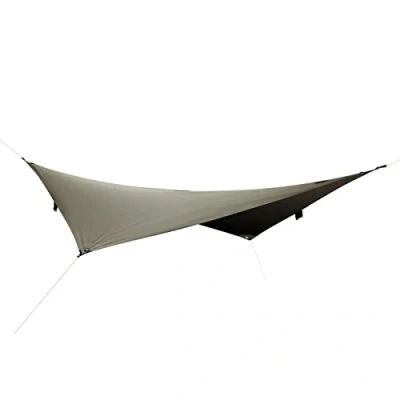 Afbeelding van Tatonka 2467 tarp 3 TC (400 x 400 cm) Waterdicht van katoenmix met uitstekende uv stabiliteit, oogjes en lussen beschermt tegen zon, wind regen beige