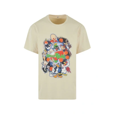 Afbeelding van Upscale by Mister Tee Space JAM Teamwork Tshirt print, Heren, Maat: XXL, Sand