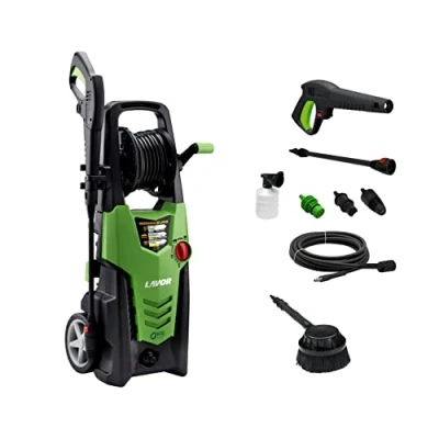 Afbeelding van LAVOR Planet Hogedrukreiniger 160 WPS met wasprogramma&#039;s, haspel en draaibare borstel, vermogen bar max. debiet 510 l/h, motor 2500 W