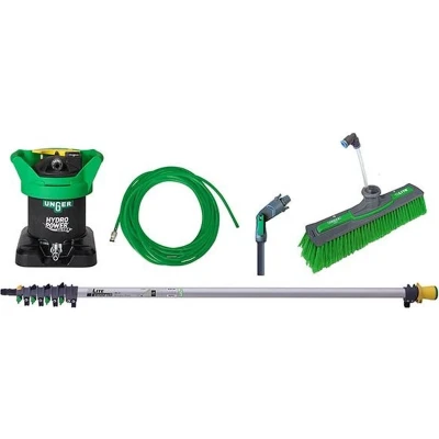 Afbeelding van Unger Hydropower Ultra S Osmosefilter met Glasfiber telescoopsteel voor werkhoogte tot 7 meter reinigen glas 100% zuiver water