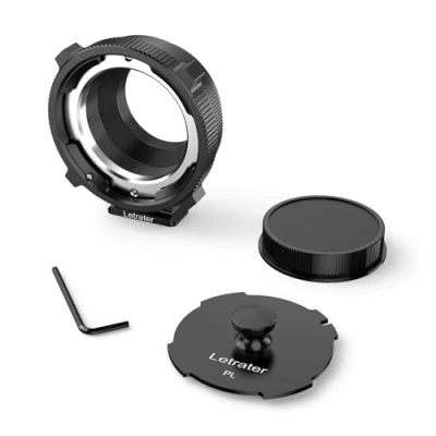 Afbeelding van Letrater Lens Mount Adapter PL L voor Converter naar Camera&#039;s Panasonic S1 S1R S1H, Sigma FP DLSR, Mat Zwart
