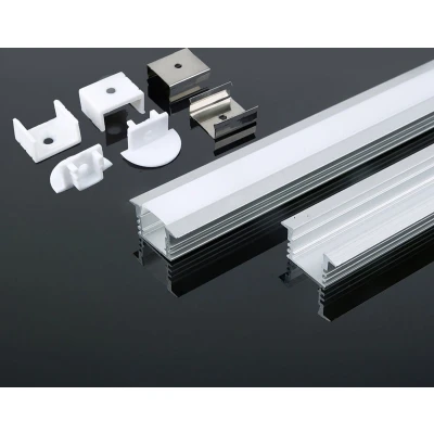 Afbeelding van V TAC VT 8115 LED Stripverlichting Montageset Zilver IP20