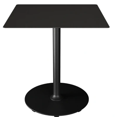 Afbeelding van Houe Pico tuintafel 70x70 Black, rond onderstel