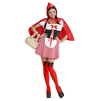 Afbeelding van Widmann Roodkapje Kostuum Evergreen Vrouw Rood Small Carnavalskleding Verkleedkleding