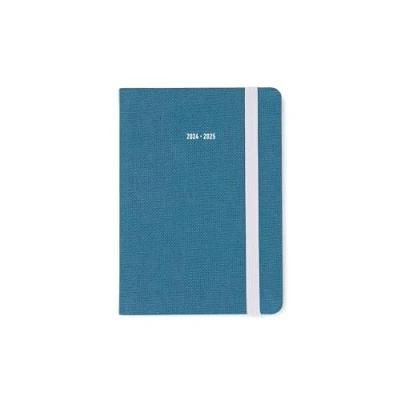 Afbeelding van Letts of London Raw A6 week om academisch dagboek 2024/2025 te bekijken groenblauw