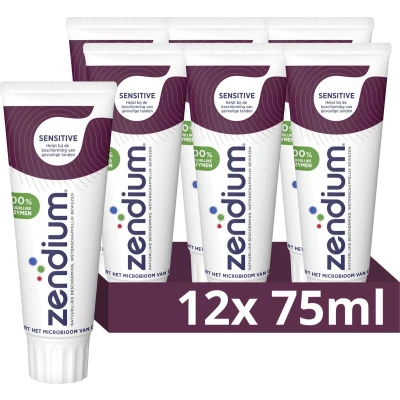 Afbeelding van 12x Zendium Tandpasta Sensitive 75 ml